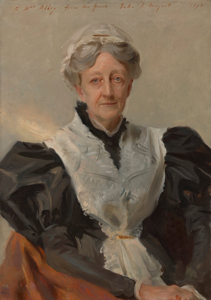Mary Eliza Mead (née Mary Eliza Scribner, 1822) by John Singer Sargent