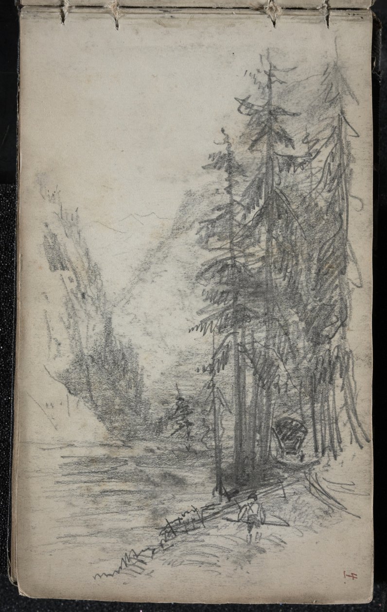 Mountain Landscape with Trees, 1871-72 by John Singer Sargent