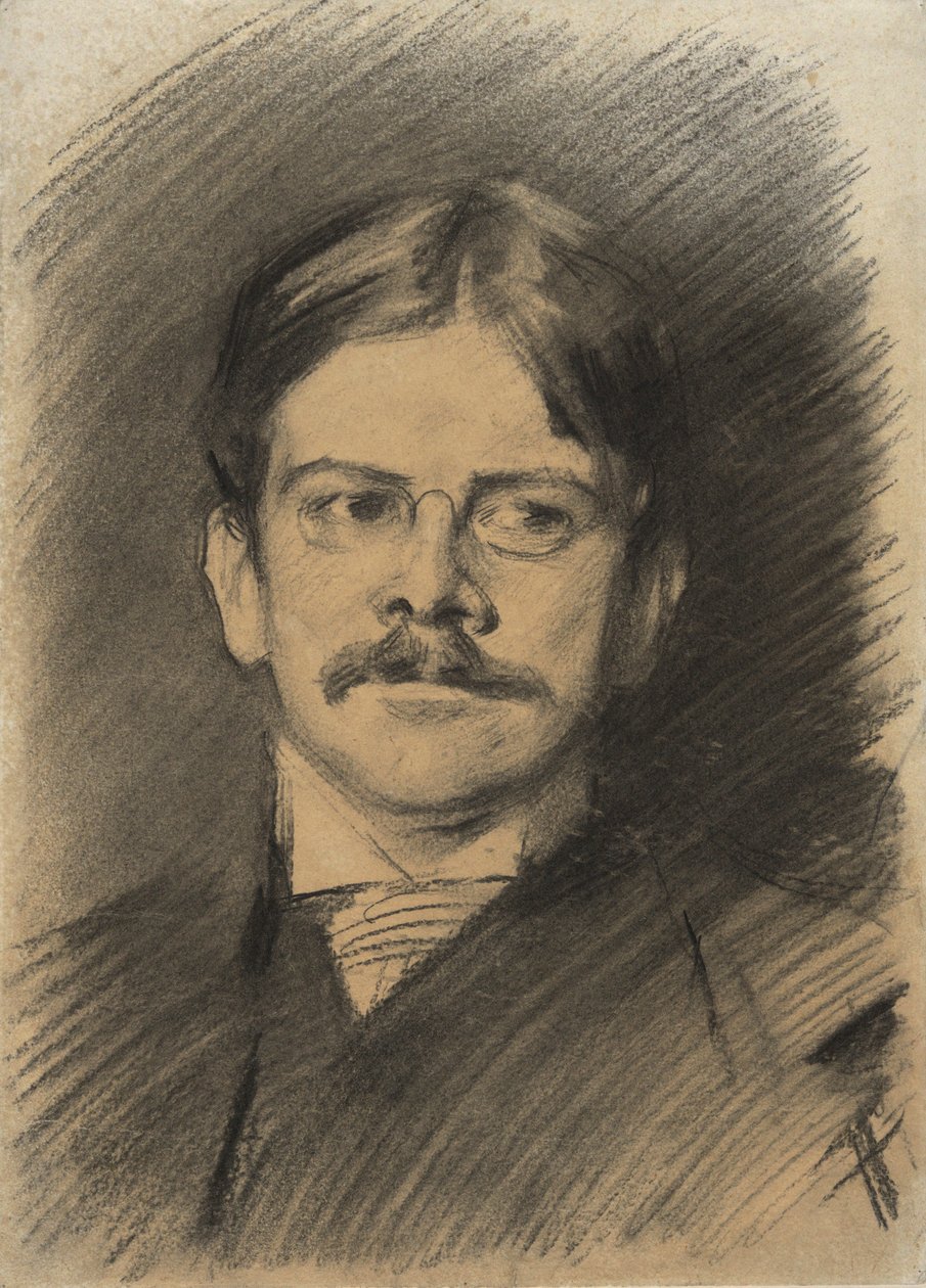 Portrait of Edwin Austin Abbey by John Singer Sargent