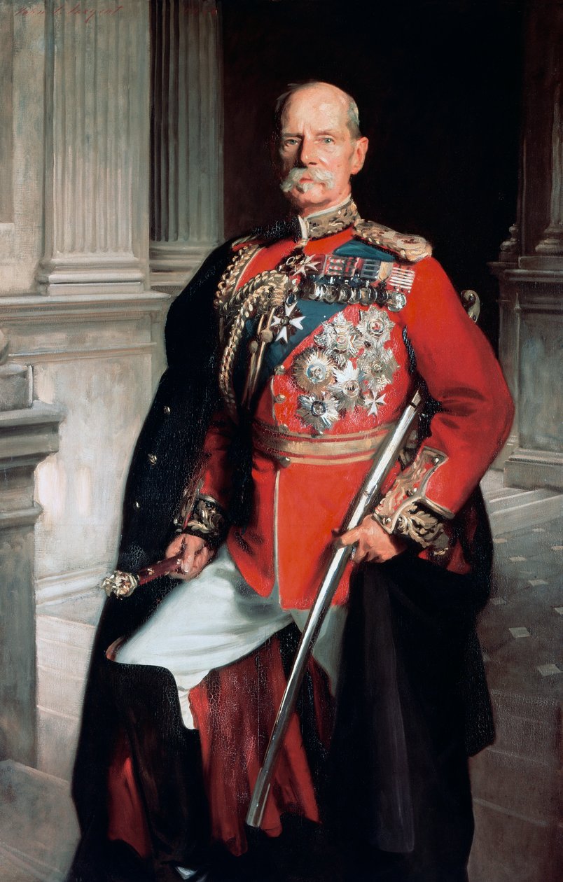 Portrait of Frederick Sleigh Roberts, first Earl Roberts (1832-1914), British general by John Singer Sargent