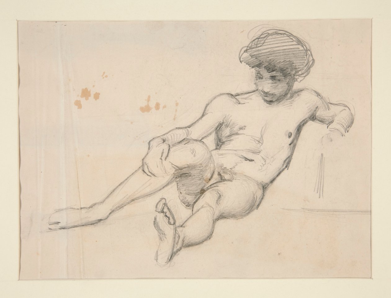 Reclining Nude Figure by John Singer Sargent