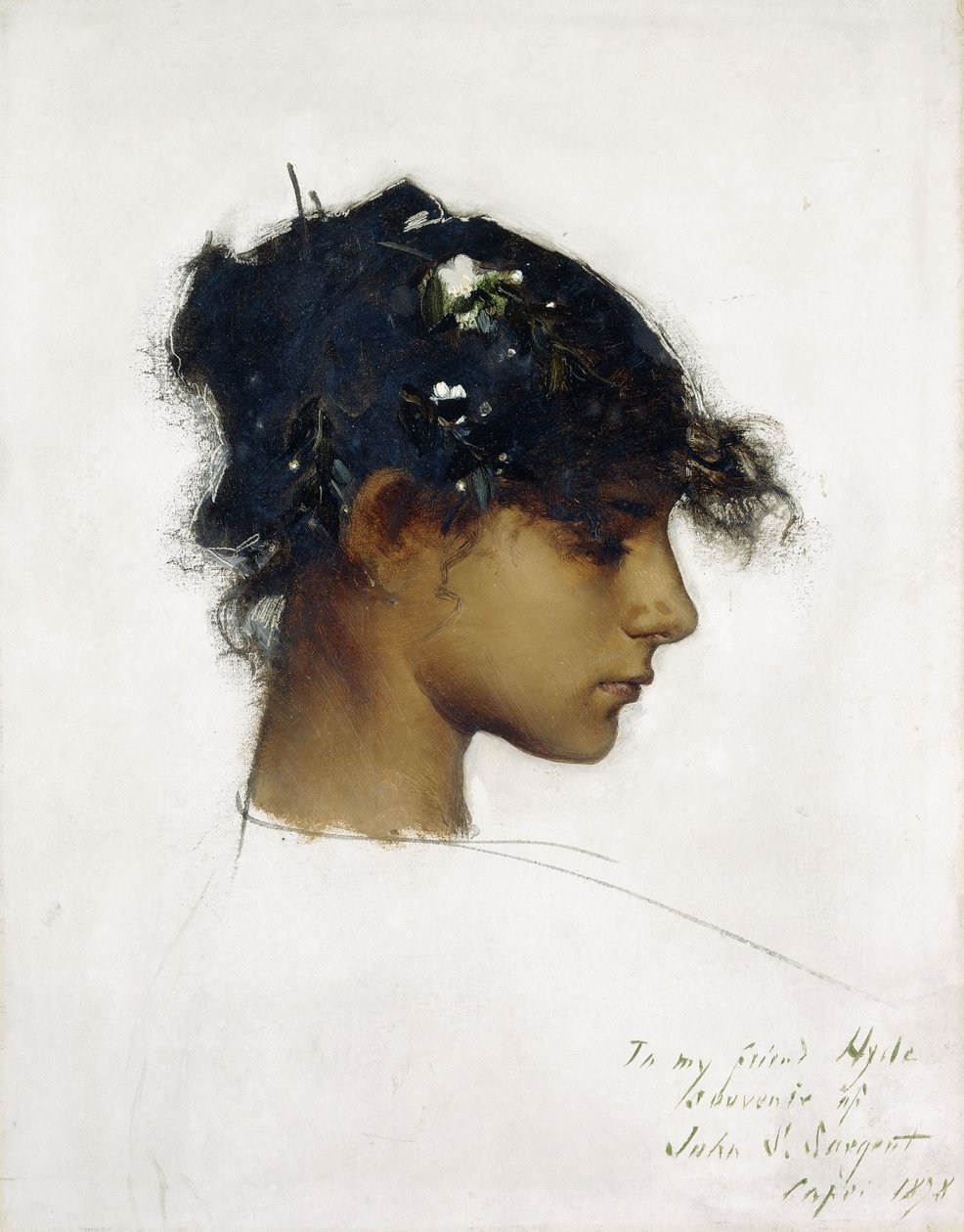 Rosina Ferrara - The Capri Girl by John Singer Sargent