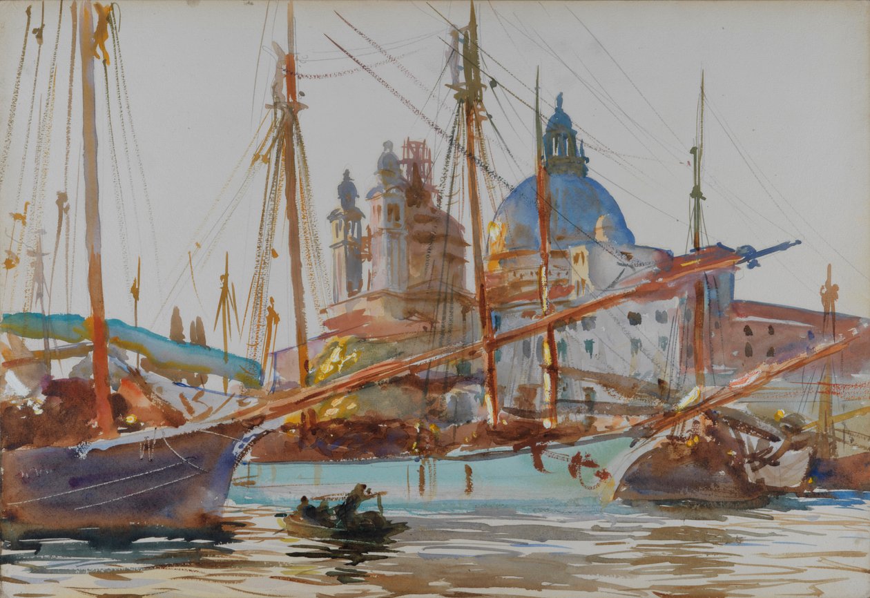 Santa Maria della Salute in Venice, ca 1904-1906.  by John Singer Sargent