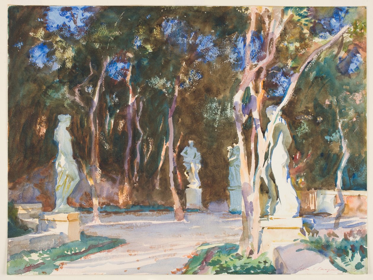 Shady Paths, Vizcaya by John Singer Sargent