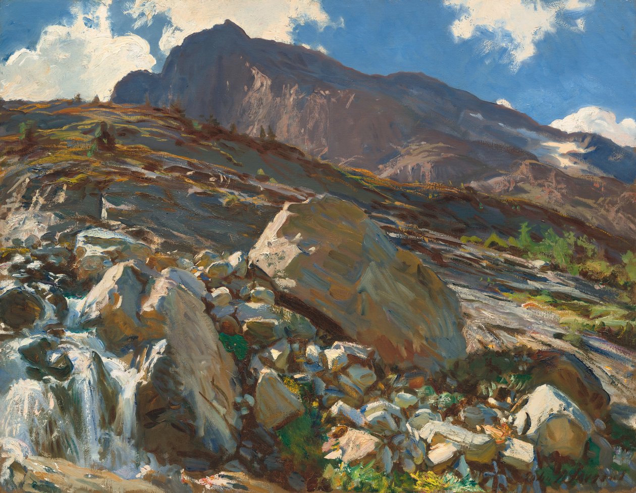 Simplon Pass by John Singer Sargent