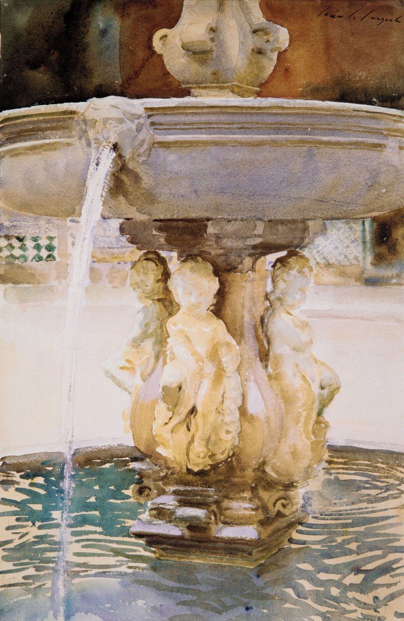 Spanish Fountain by John Singer Sargent