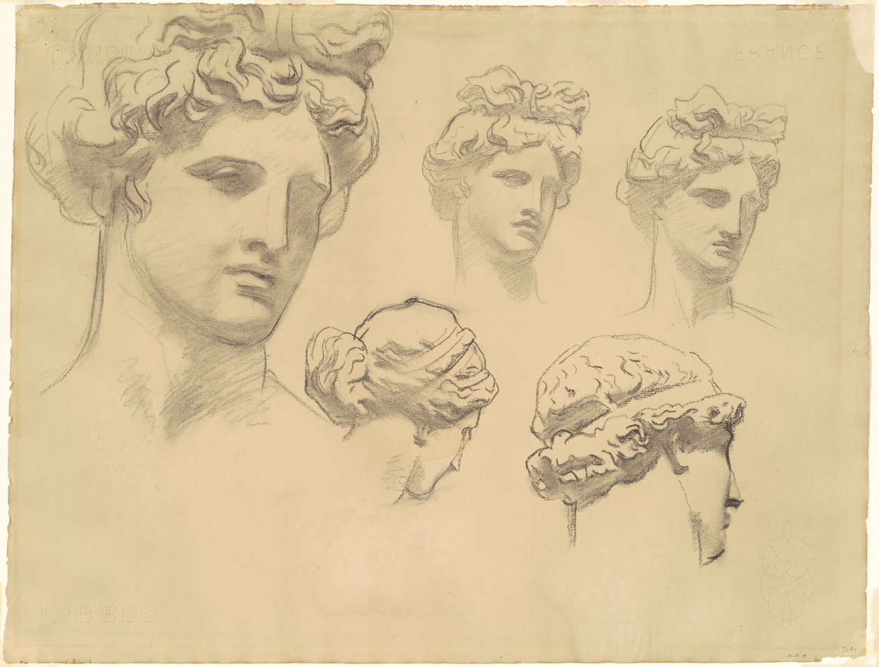 Studies for Apollo and the Muses, c. 1921 by John Singer Sargent