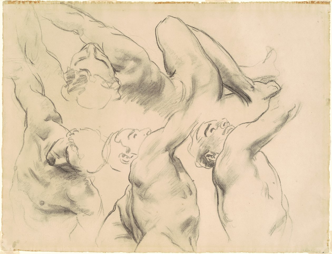 Studies for "Heaven" and "Hell" by John Singer Sargent
