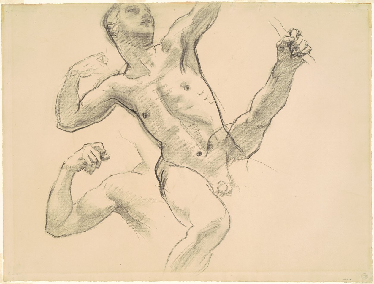 Studies of Achilles for Chiron and Achilles, 1922-1925 by John Singer Sargent