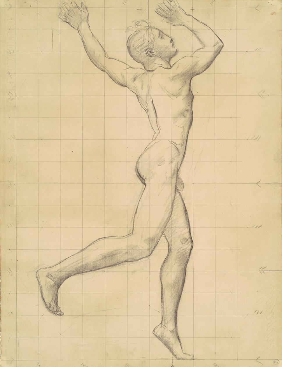 Study of Apollo for Apollo and Daphne by John Singer Sargent