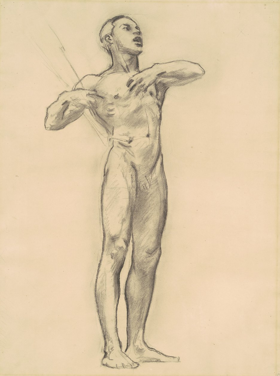 Study of Orpheus for Classic and Romantic Art by John Singer Sargent