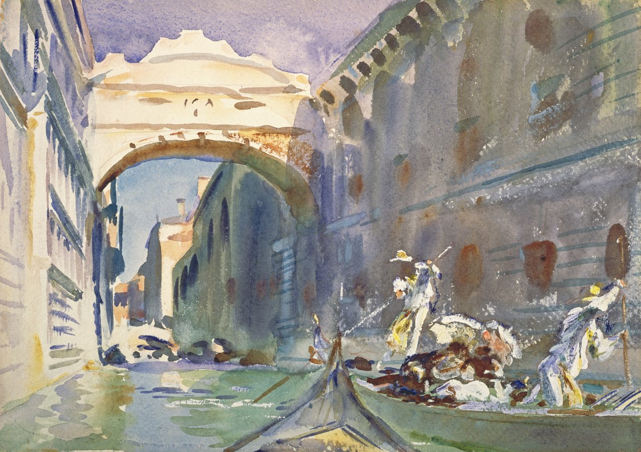 The Bridge of Sighs, c.1905-08 by John Singer Sargent