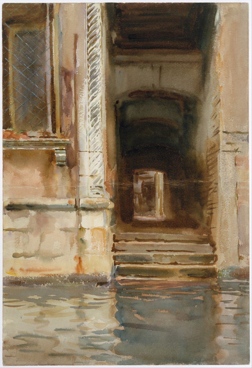 Venetian Passageway, c.1905 by John Singer Sargent