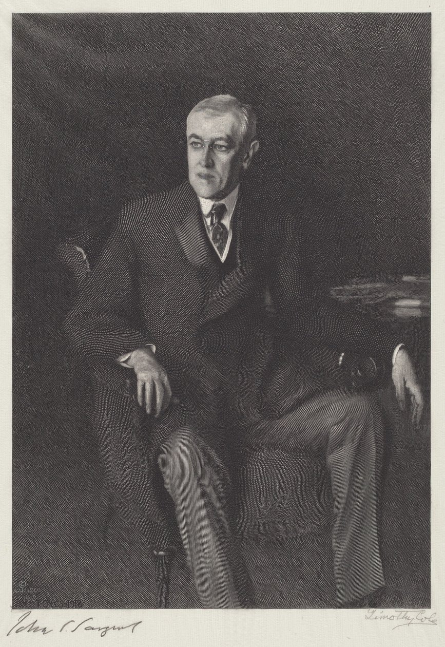 Woodrow Wilson by John Singer Sargent