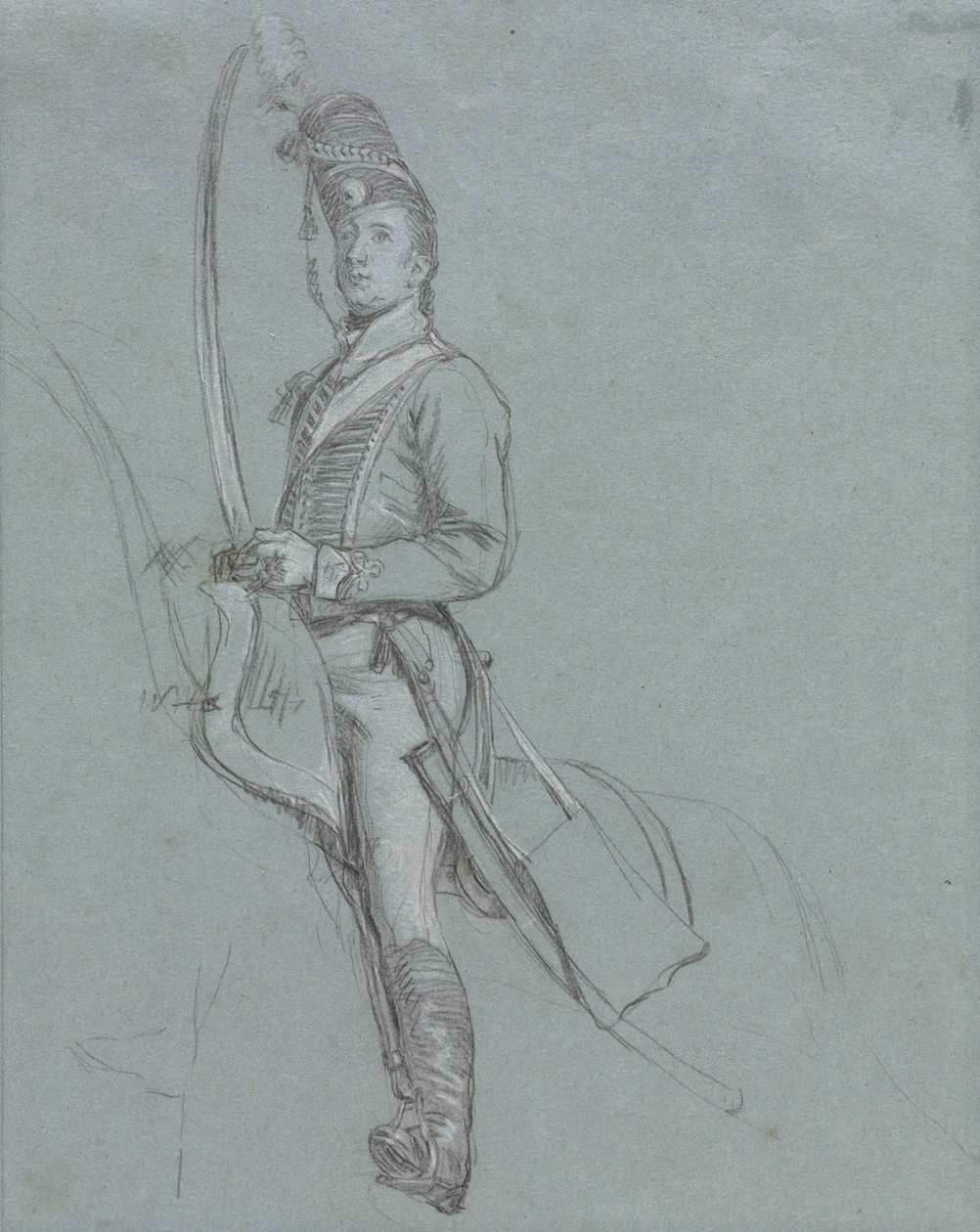 A Hussar Officer on Horseback by John Singleton Copley