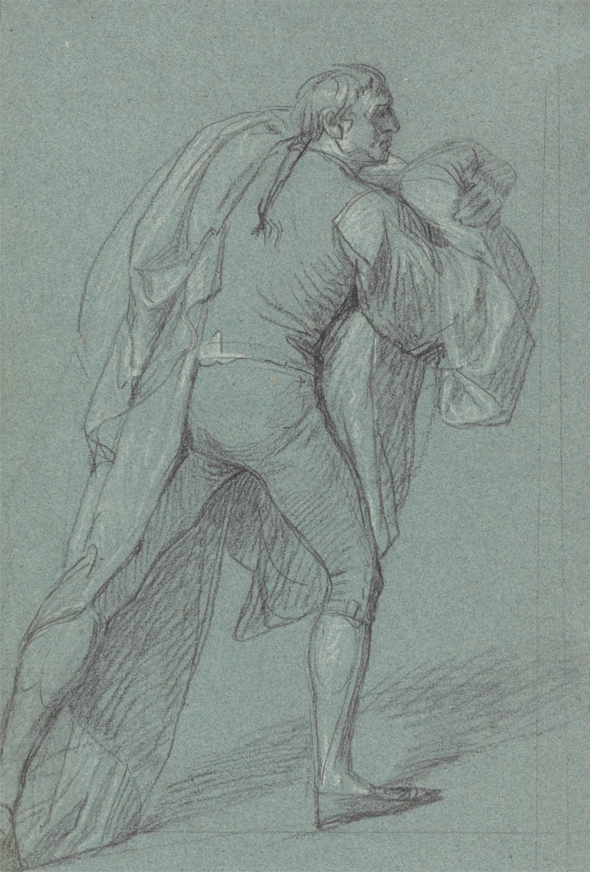 Figure Study for the Painting of the Victory of Lord Duncan: Study for Sailor Bearing the Dutch Flag by John Singleton Copley