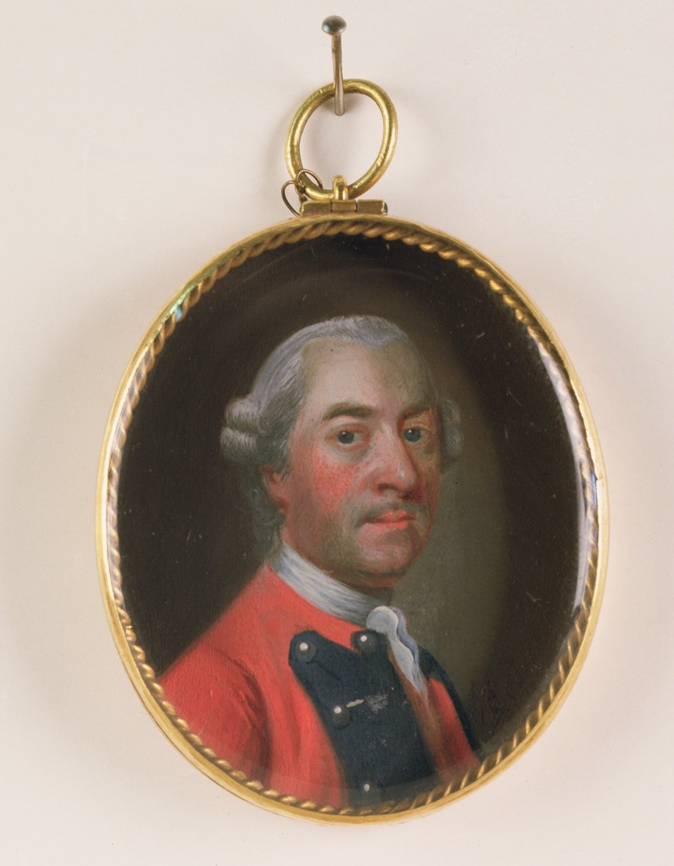 Miniature Portrait of Sir John St. Clair by John Singleton Copley