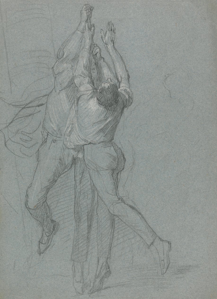 Study of Sailors Raising a Flag for the Victory of Lord Duncan by John Singleton Copley