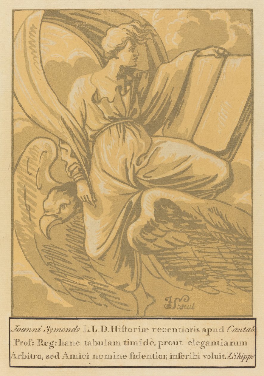 Saint John the Evangelist by John Skippe after Parmigianino