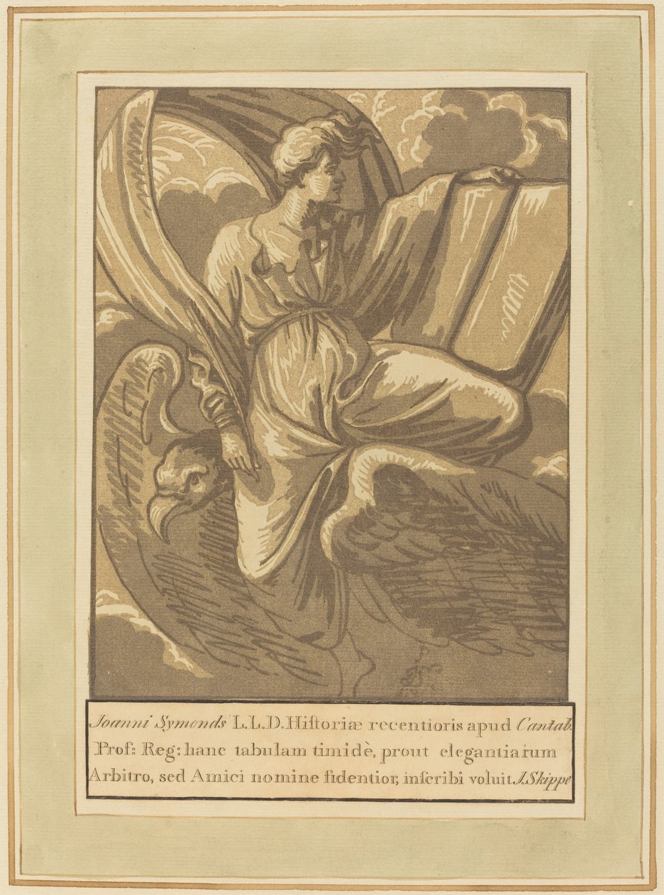 Saint John the Evangelist by John Skippe after Parmigianino