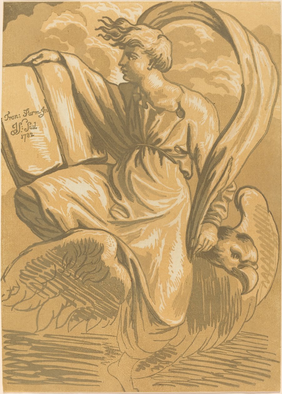 Saint John the Evangelist by John Skippe after Parmigianino
