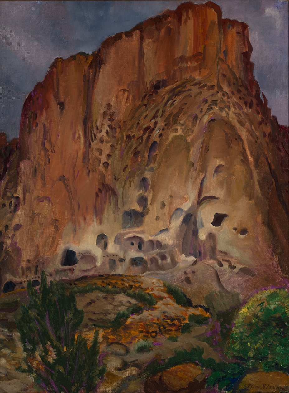 Cliff Dwellings, Pajarito by John French Sloan