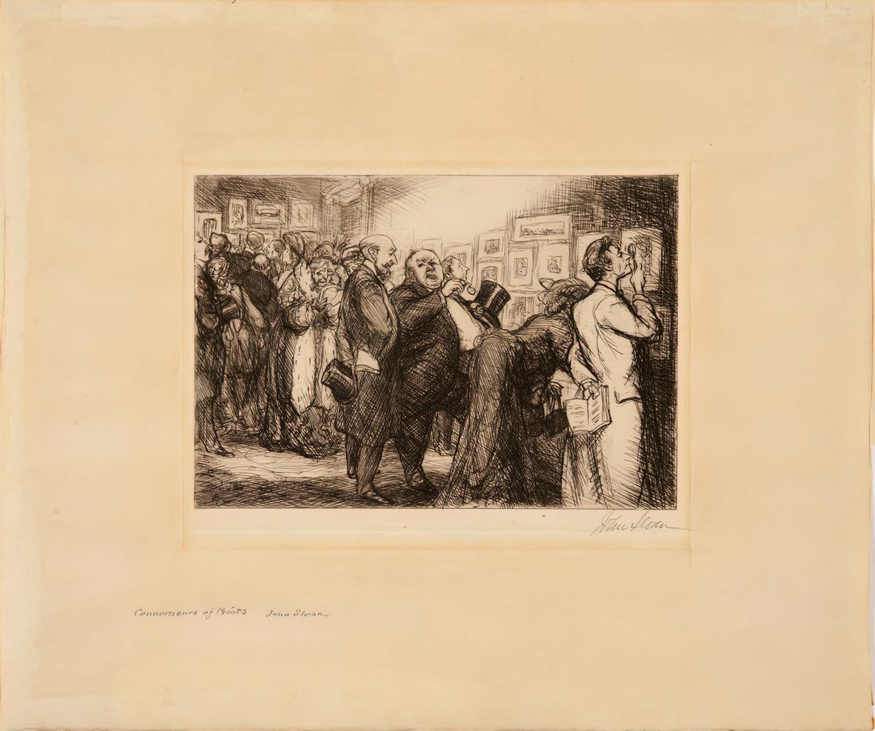 Connoisseur Of Prints by John French Sloan