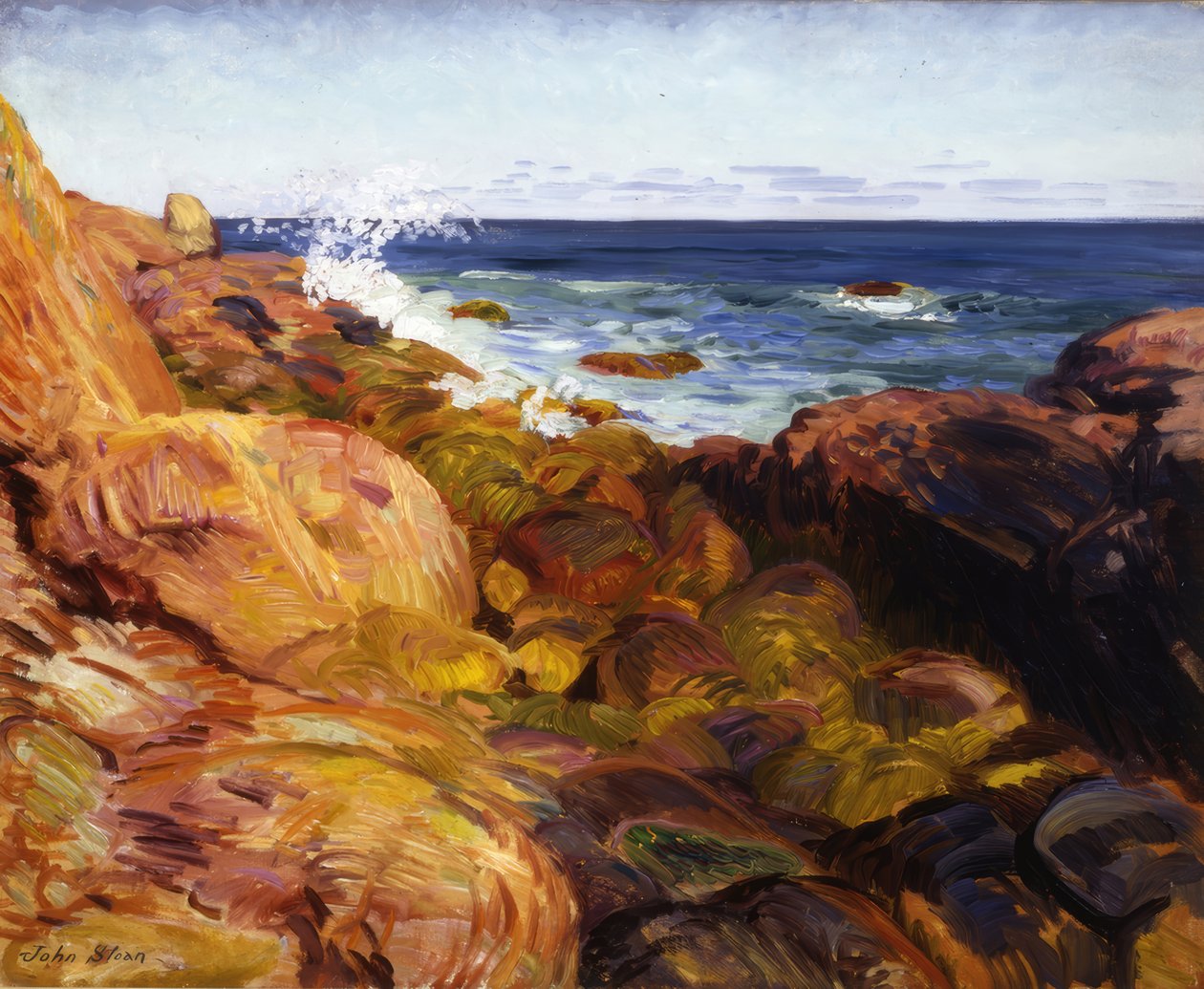 Gully at Low Tide by John Sloan