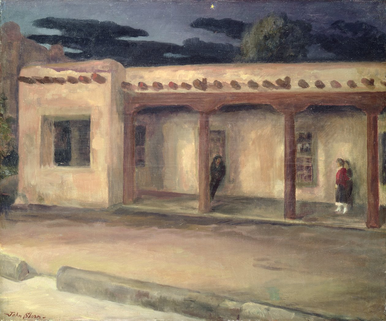 Palace of the Governors, Santa Fe by John French Sloan