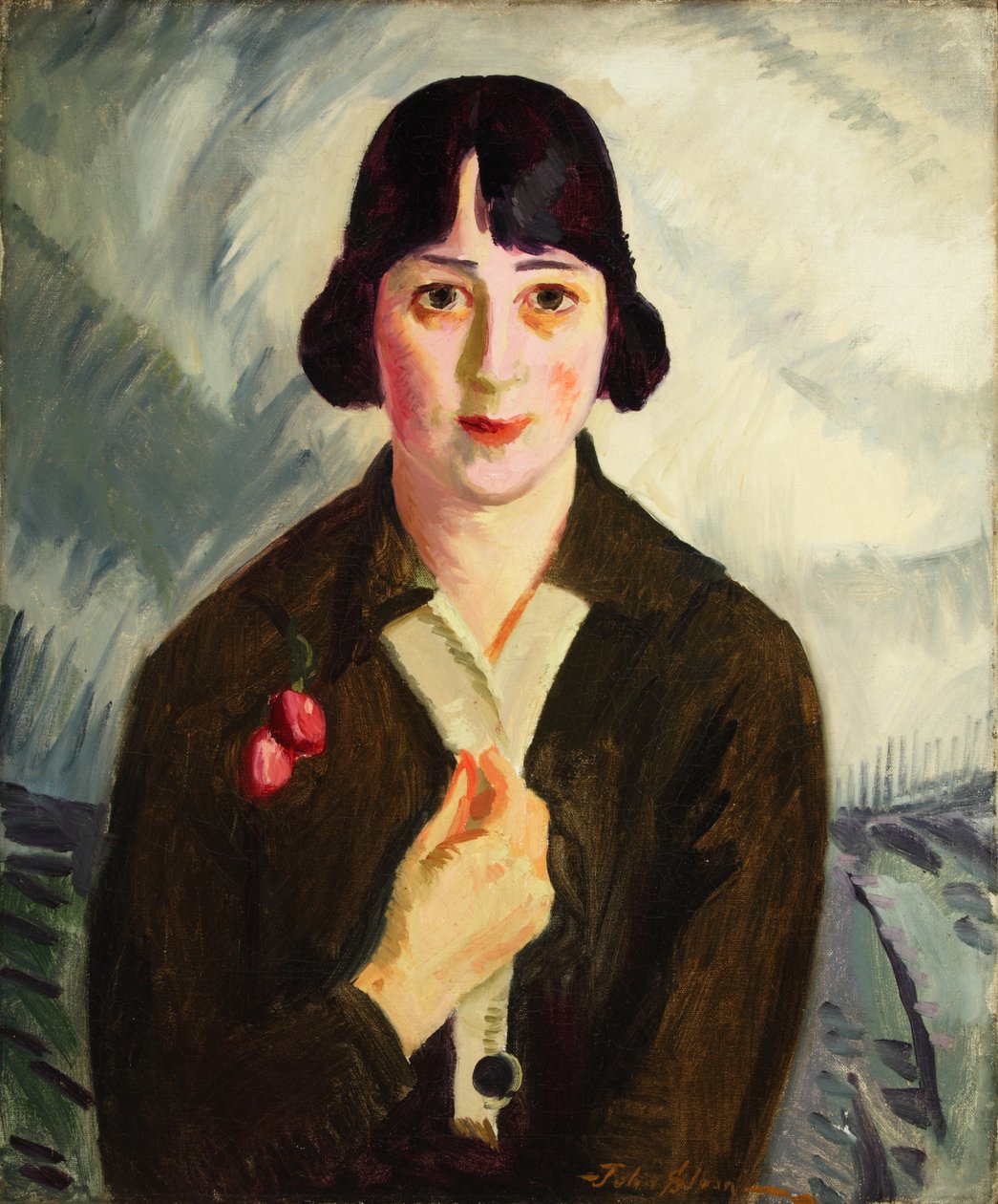 Quaker Nell (Helen M. Taylor) 1916 by John Sloan