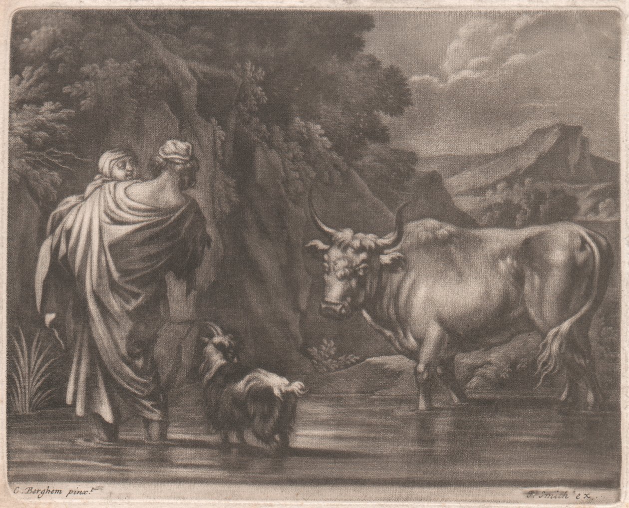 Fording a Brook by John Smith