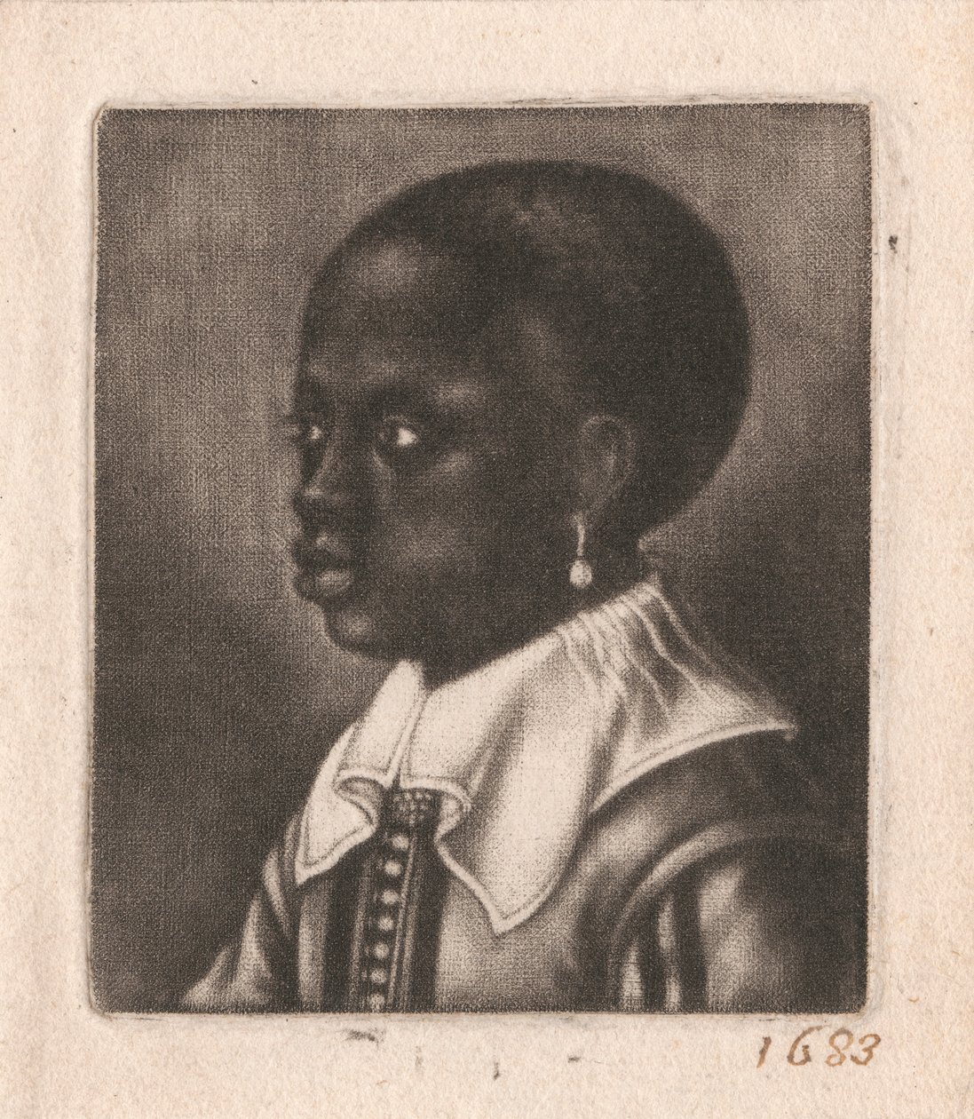 Head and Shoulders of a Boy in Three-quarter Profile to Left by John Smith