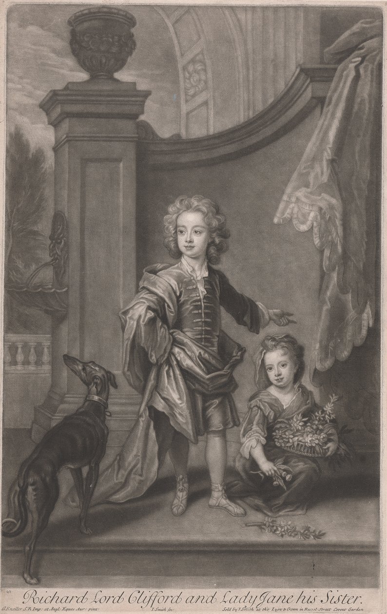 Richard, Lord Clifford (1695-1753) and His Sister, Lady Jane Boyle (d. 1780) by John Smith