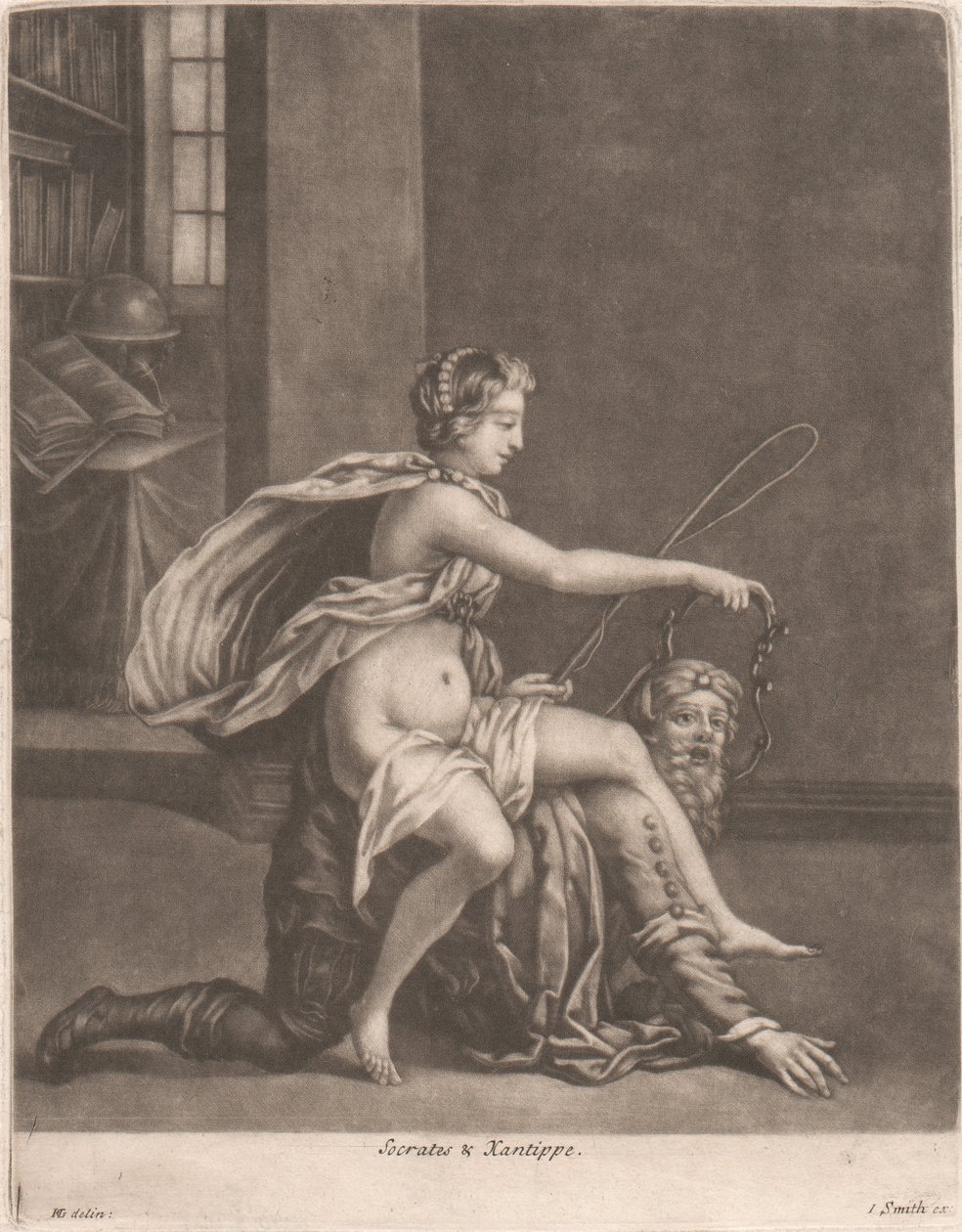 Socrates and Xantippe by John Smith