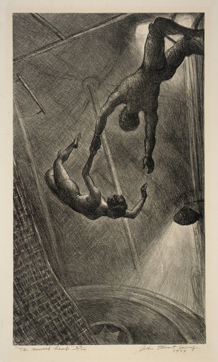 The Missed Leap by John Steuart Curry