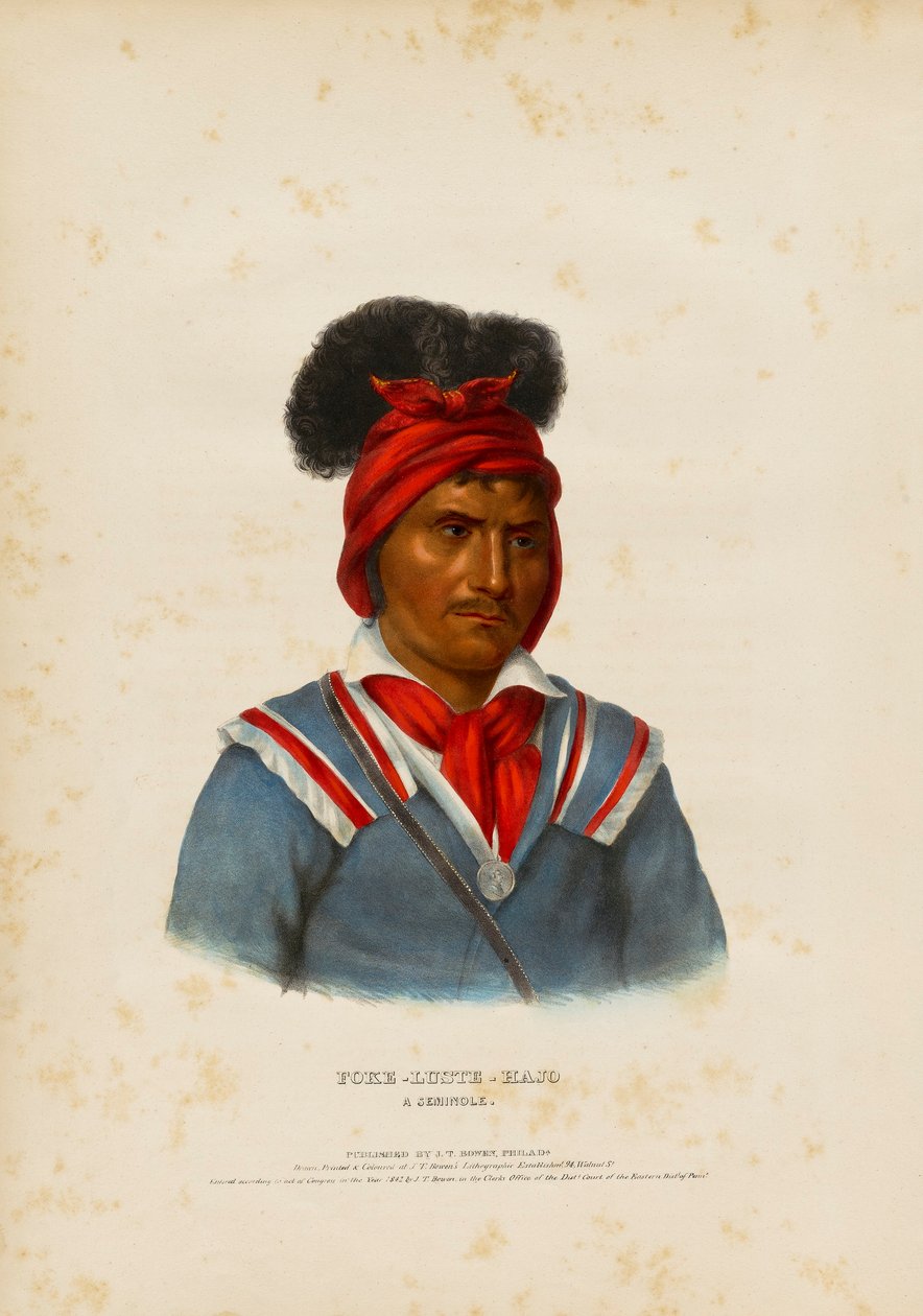 Foke-luste-hajo, a Seminole by John T. Bowen