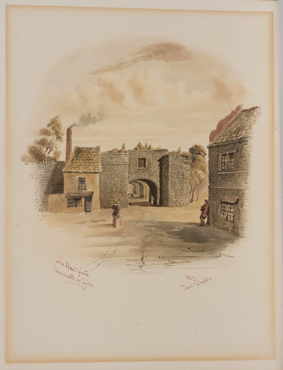 The West Gate, Newcastle upon Tyne by John Teasdale