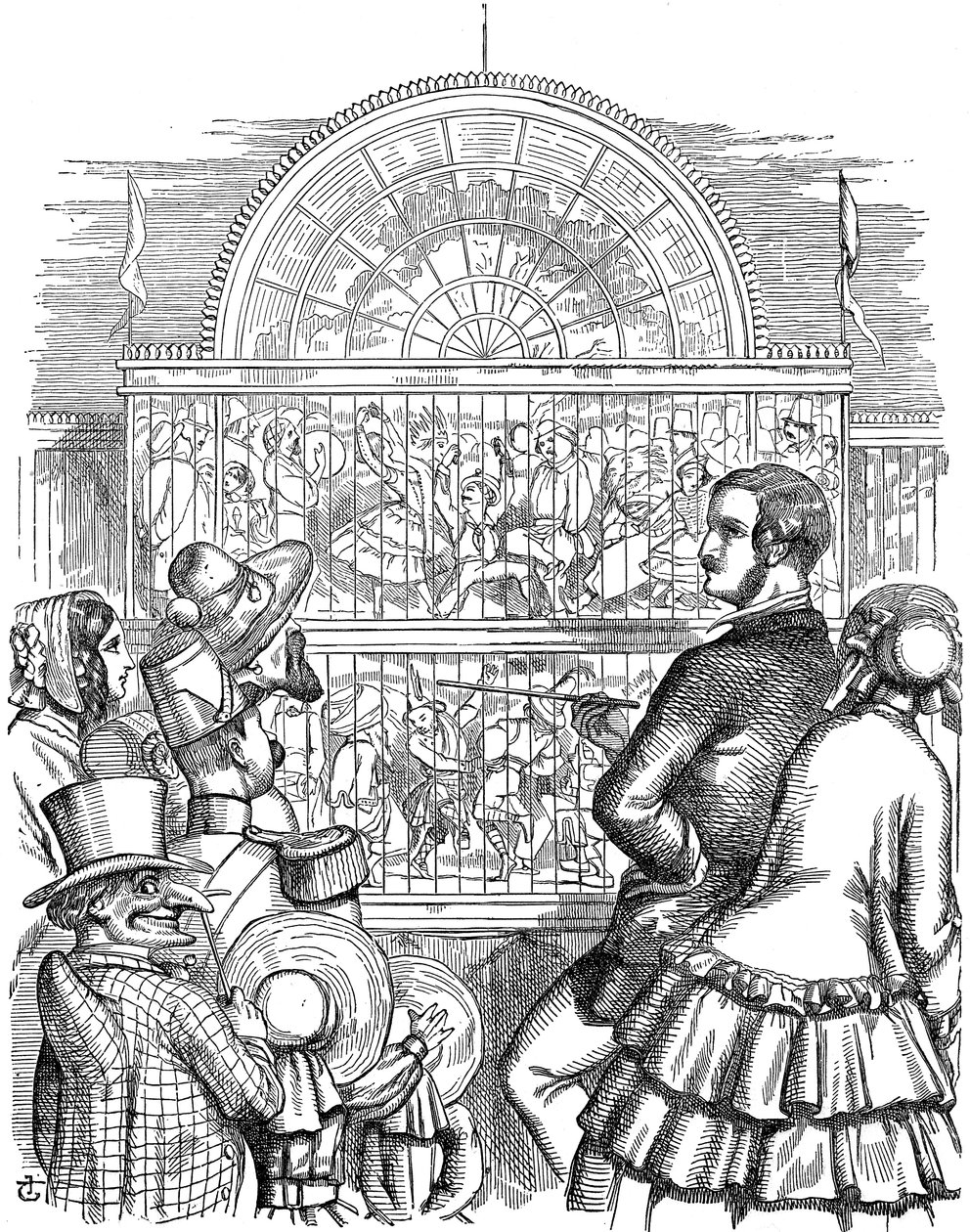 Albert, Prince Consort of Queen Victoria, at the Great Exhibition by John Tenniel