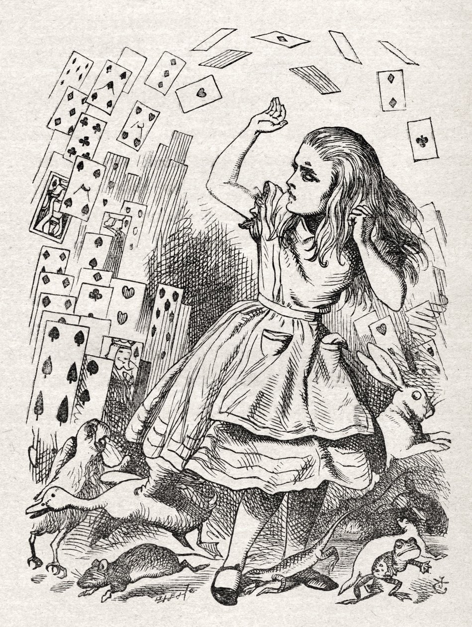 Alice Returning by John Tenniel