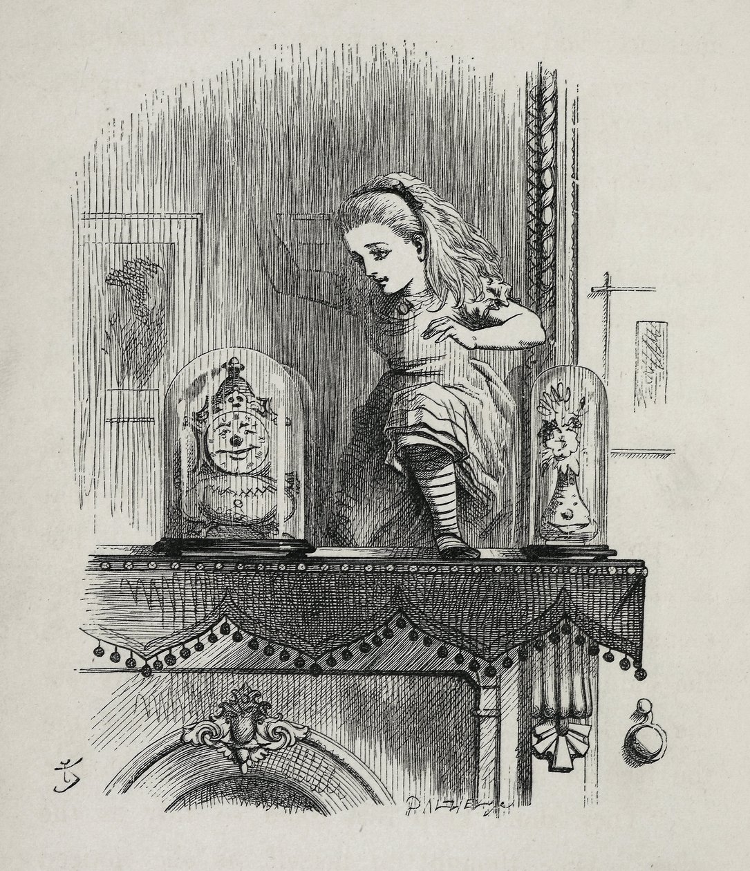 Alice Traversing the Mirror - In 