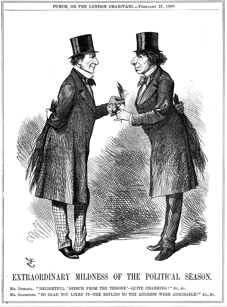 Extraordinary Mildness of the Political Season, 1869 by John Tenniel