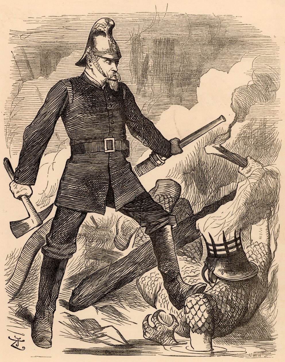 Eyre Massey Shaw Fighting Fire, from 