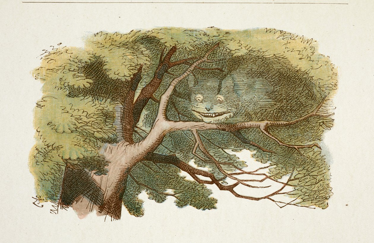"The Cheshire Cat" Plate from "Alice