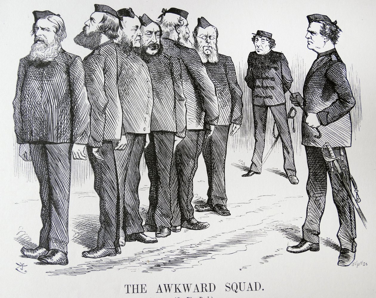 The Awkward Squad by John Tenniel