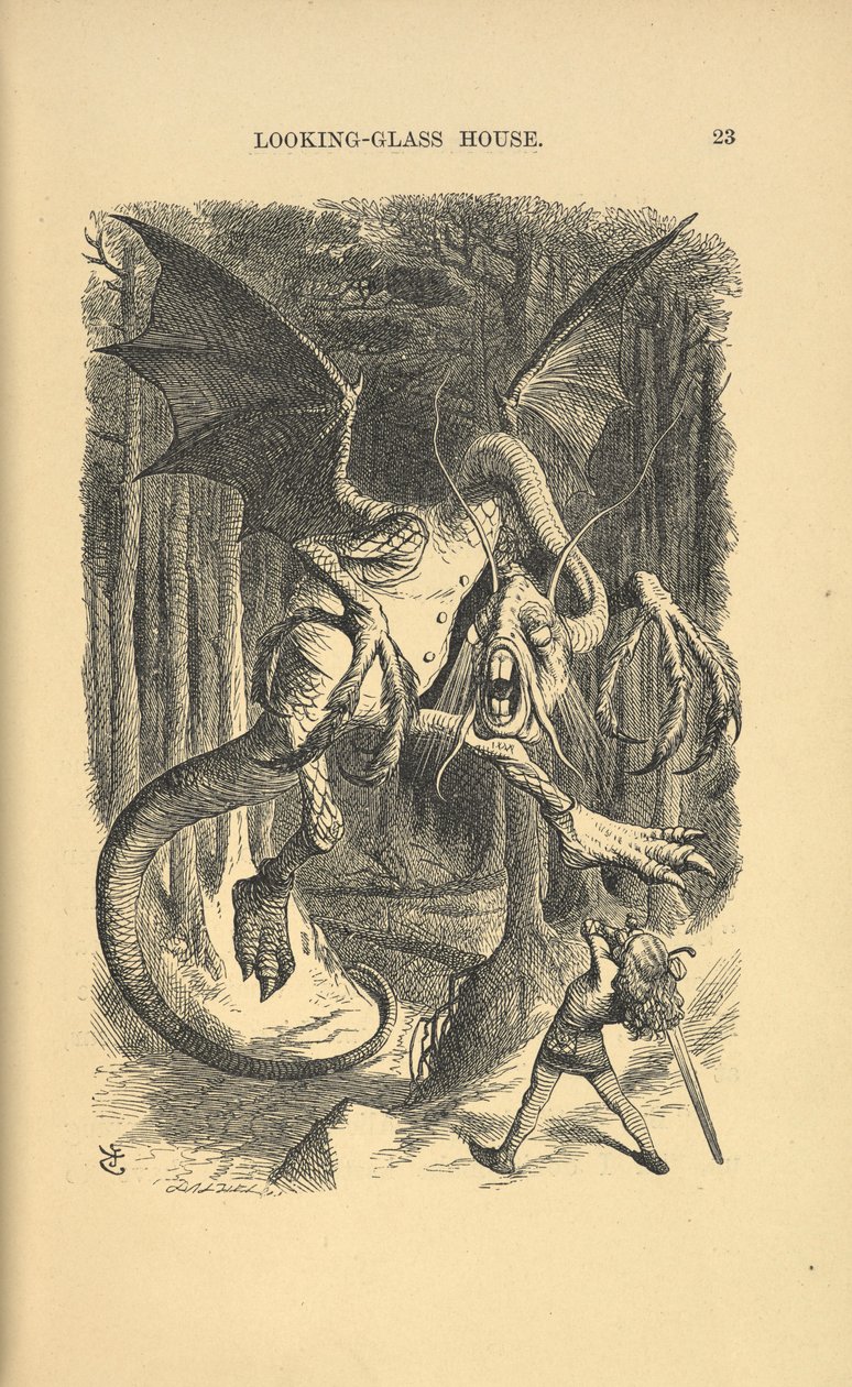 The Jabberwocky by John Tenniel