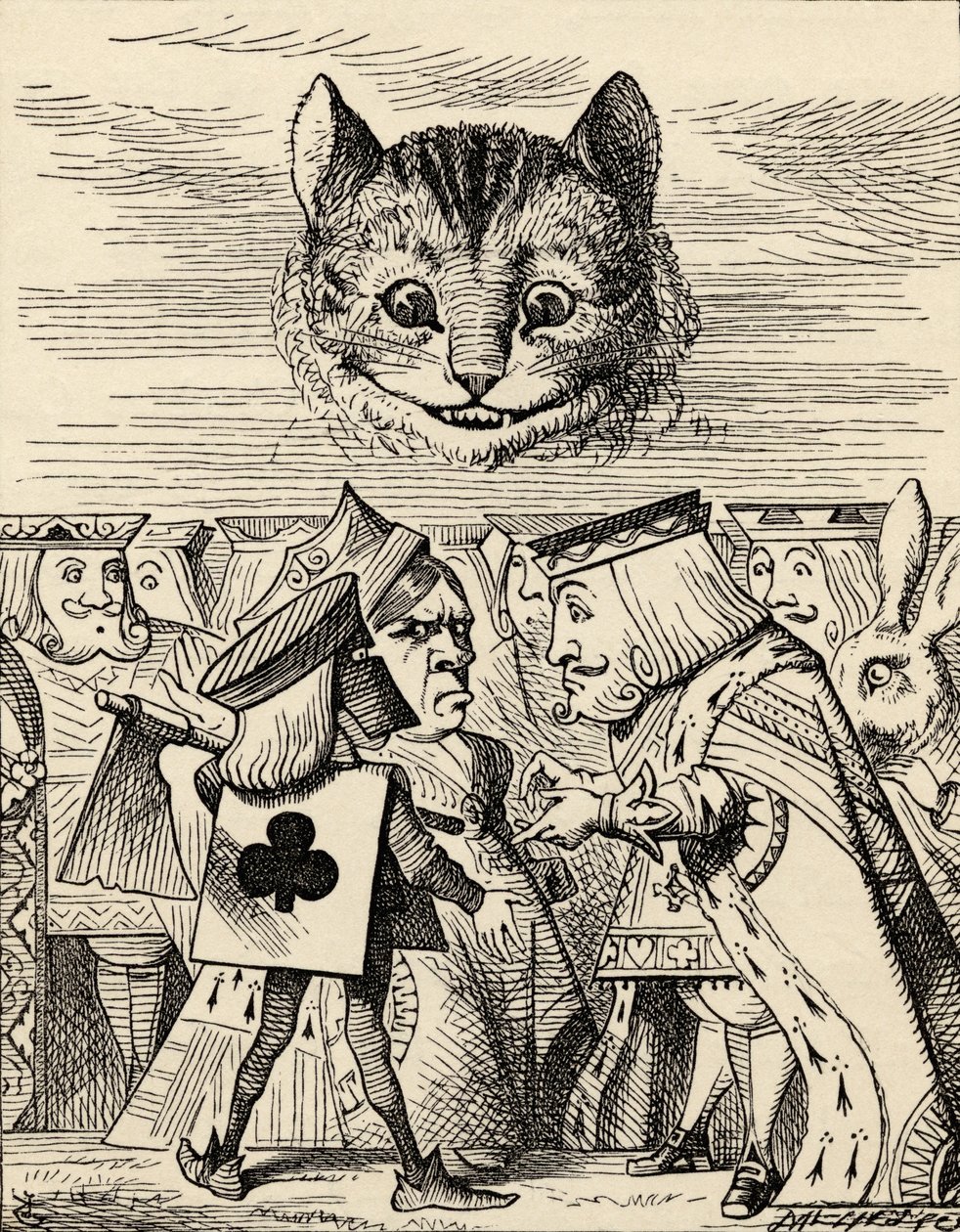 The King of Hearts arguing with the Executioner, from 