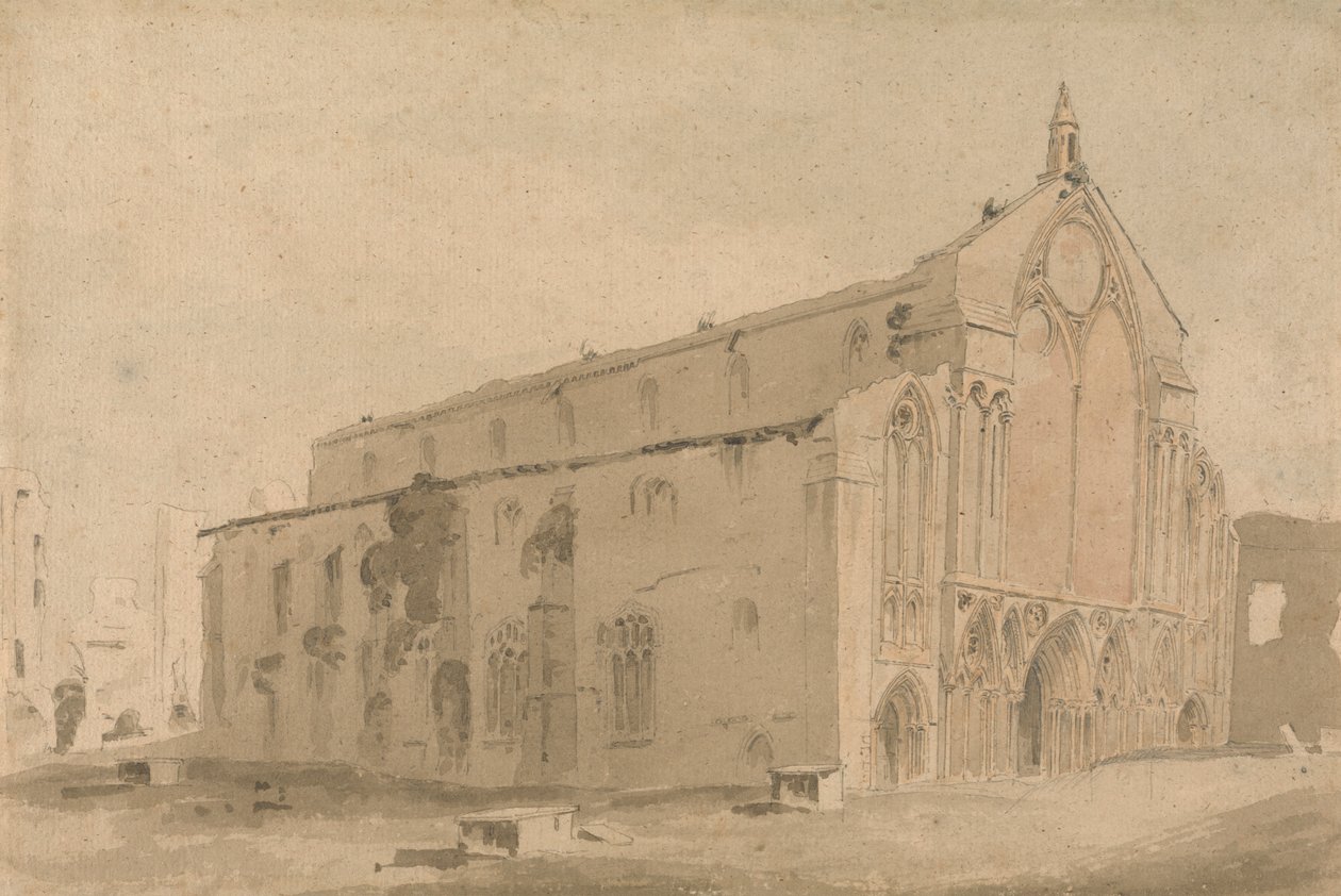 Binham Priory by John Thirtle