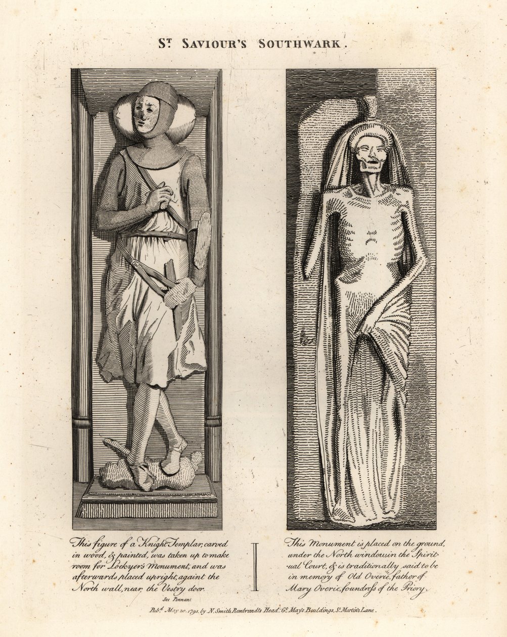 Grave Effigies in St Saviour