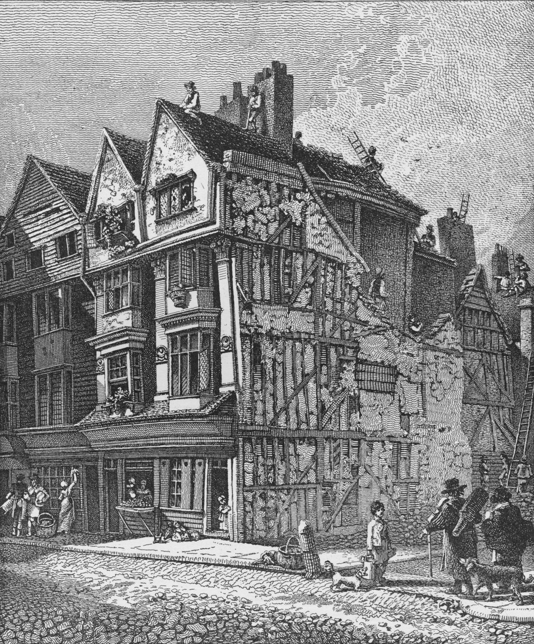 Long Lane, Smithfield, City of London, 1810 by John Thomas Smith