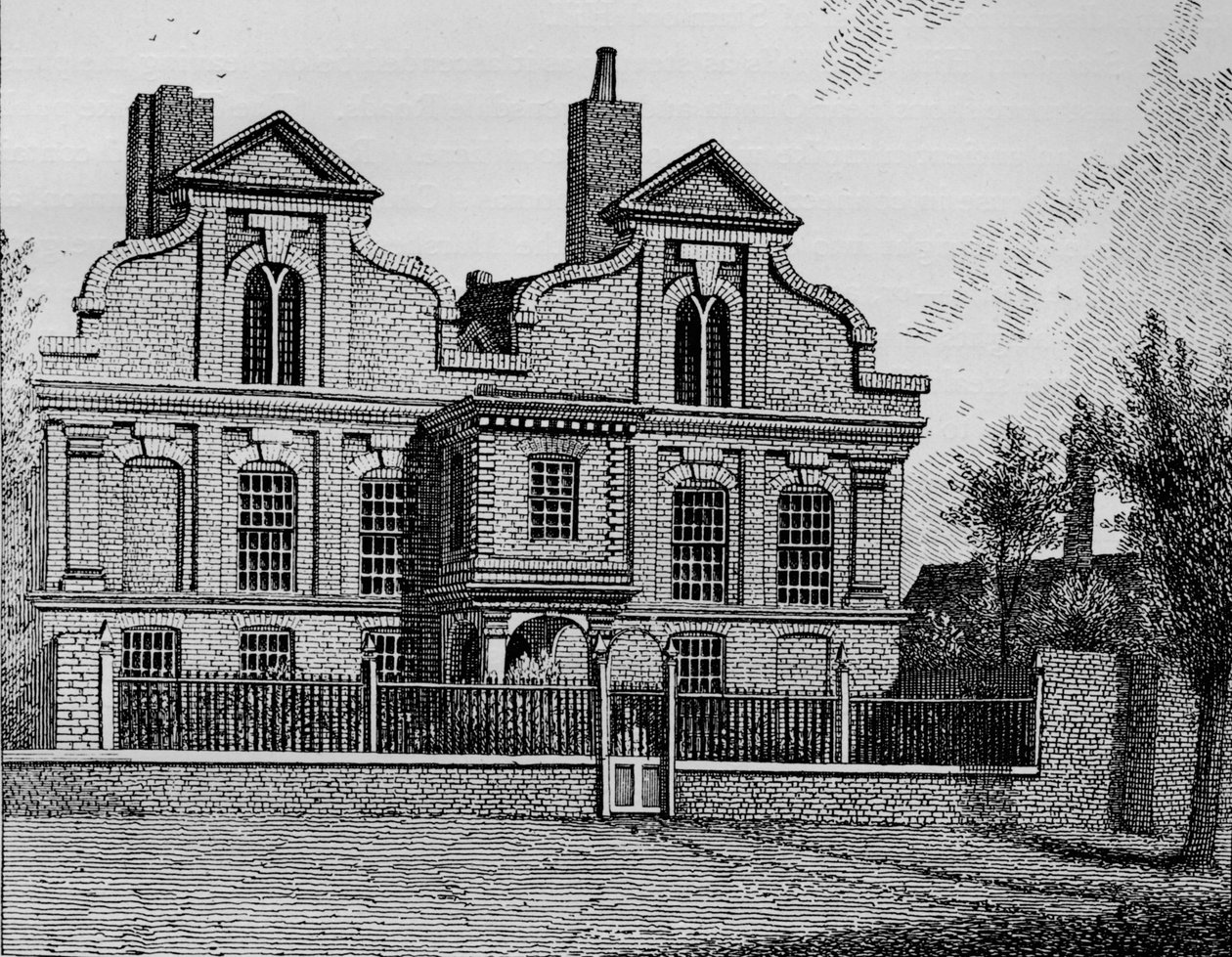 The Old Manor House, Hackney by John Thomas Smith